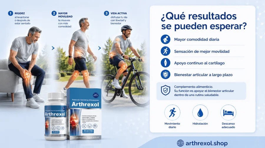 Arthrexol — qué esperar del curso de cápsulas