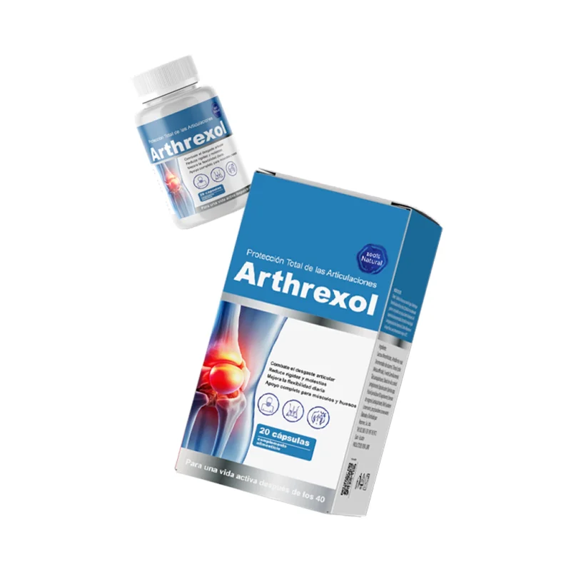 Arthrexol — caja con la composición para el cuidado articular
